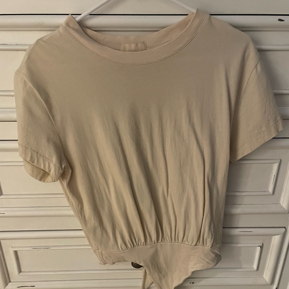 Nuuds T Shirt Bodysuit in Bone - Small